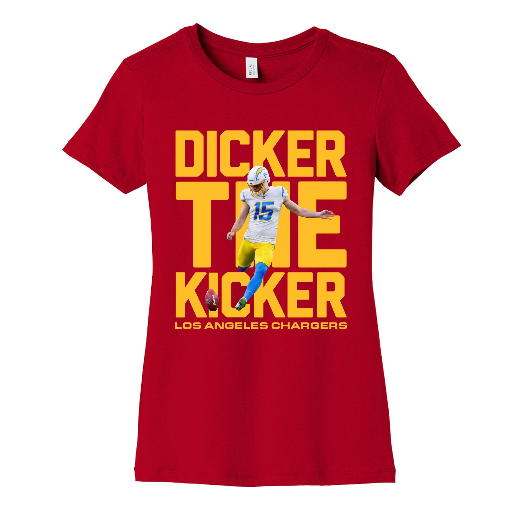 Dicker the Kicker Womens Cotton Tee